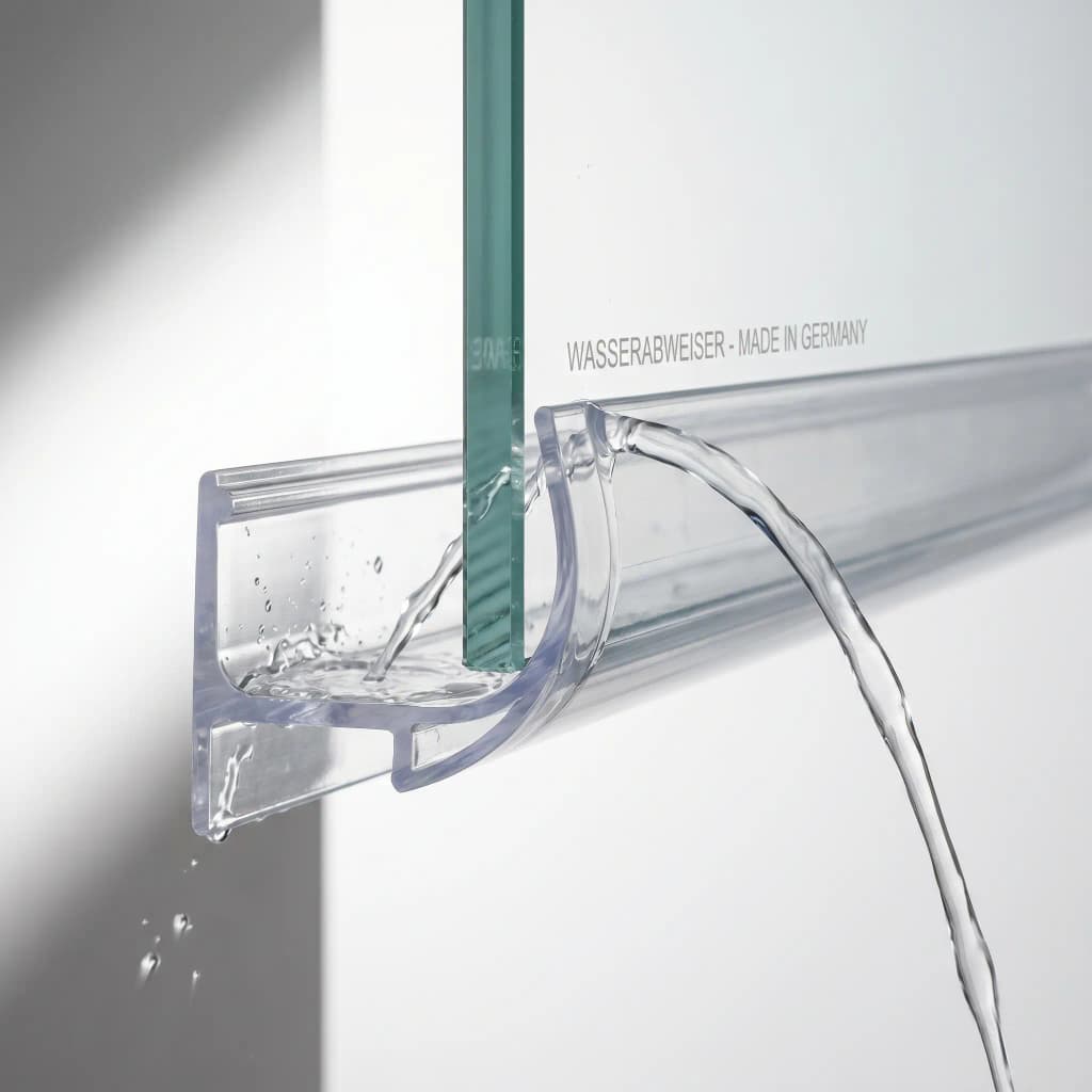 Dichtungsprofil Wasserabweiser für Walk-In-Duschen